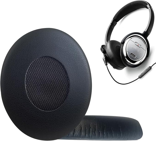 UOWGA Replacement Ear Pads for Bose QC3,Memory Foam Ear Cushion Cover Kit for Bose QuietComfort 3 Headphone Accessories- Black