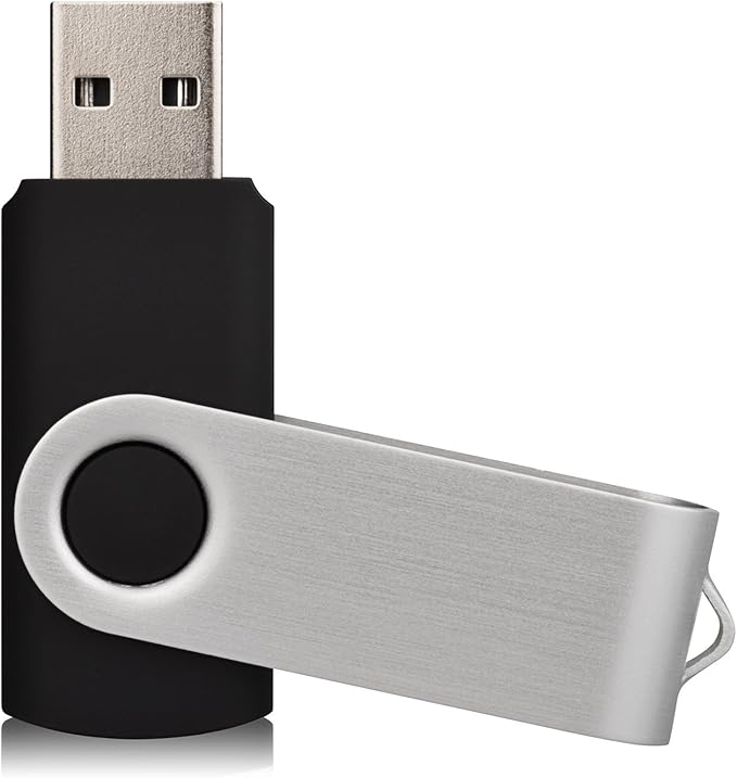 KALSAN 10 Pack USB Flash Drives - 32GB USB 2.0 Memory Stick - Black