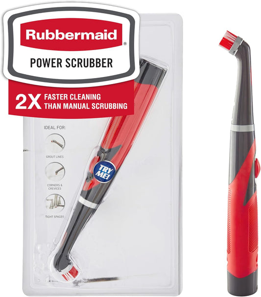 Rubbermaid Reveal Power Scrubber - Cordless Electric Scrub Brush for Home, Kitchen & Bathroom Cleaning