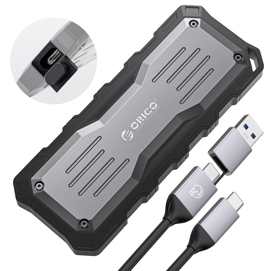 ORICO 2TB External SSD Up to 2000MB/s, Interface Extra Protection, Waterproof and Dust-Proof, Rugged and Reliable Outdoor Portable Solid State Drives for Action Camera, Smartphone, Laptop - O20