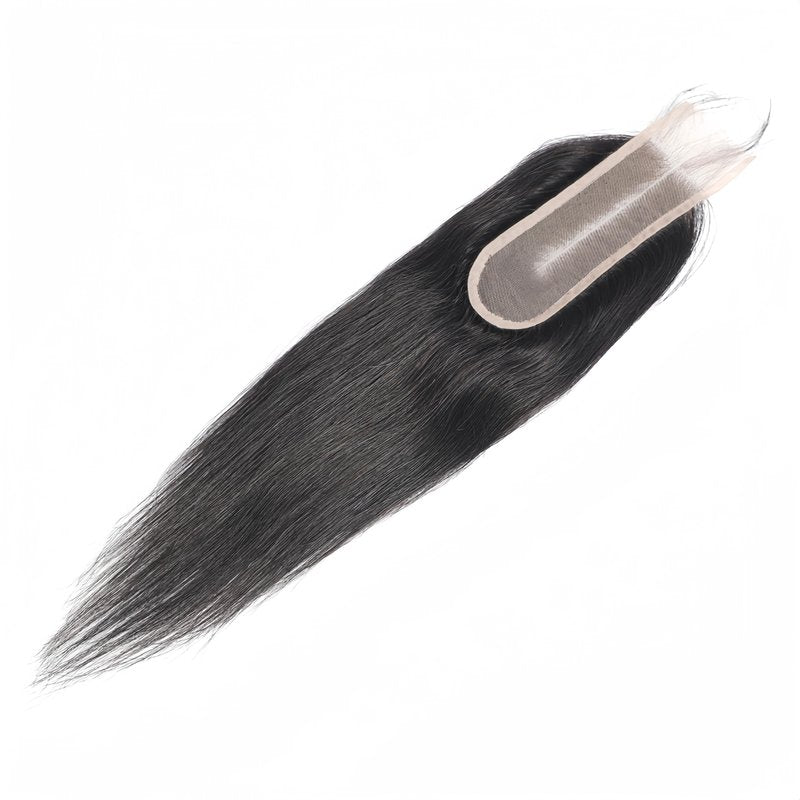 Brazilian 2x6 HD Lace Closure 100% Human Hair Deep Middle Part Straight 2x6 Lace Closure(22 inch)