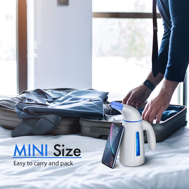 OGHom Steamer for Clothes, Handheld Clothing Steamer for Garment, 240ml Portable Travel Steam Iron (Only for 120V)
