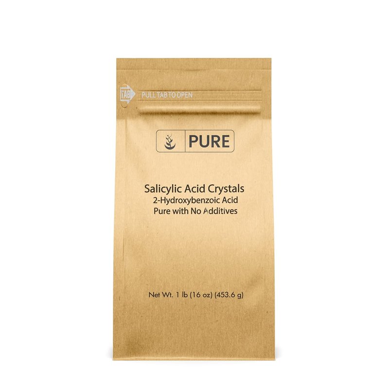 Salicylic Acid Crystals - Pure 2-Hydroxybenzoic Acid | 1 lb, No Fillers or Additives