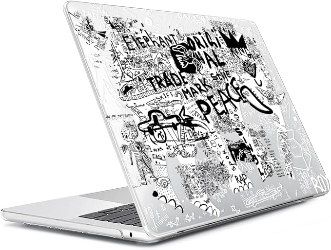 HOHAIYOO for 2026 2025 2024-2022 MacBook Air 13 inch Case M5 A3449 M4 A3240 M3 A3113 M2 A2681 with Touch ID& 13.6" Liquid Retina Display, Hard Shell&Keyboard Cover&Screen Film&Webcam Cover, Elephant