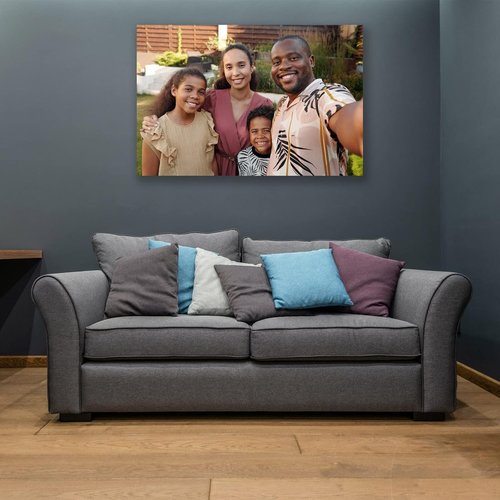 Custom Canvas Prints - Personalized Wall Art for Pet & Family Photos | Ideal Gifts for Mom & Dad (20'' W x 30'' H)