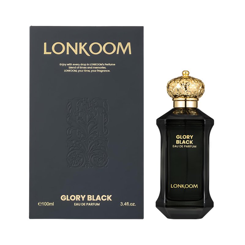 Lonkoom Regal Gold Unisex Perfume for Women Men, Fruity Gourmand Eau De Parfum Spray Long-Lasting Fragrance 3.4 Fl Oz/100ml, Tropical Notes of Orchid Heliotrope Tangerine Vanilla Musk Sandalwood