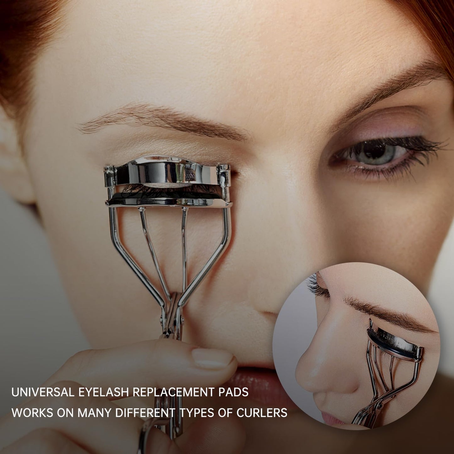 Eyelash Curler Refills Compatible with shu uemura,Eyelash Curler Pads 24PCS,Silicone Lash Curler Refill Pads Compatible with shu uemura (Black)