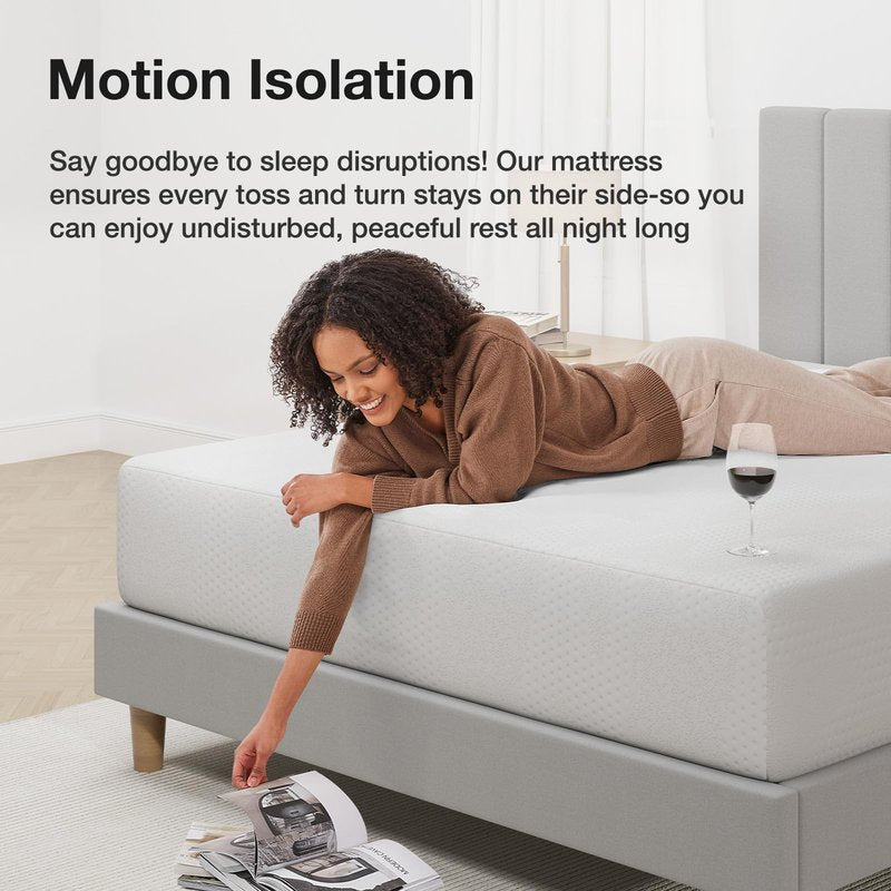 Novilla California King Mattress, 12 inch Cal King Mattress in a Box, Gel Memory Foam Mattresses for Cooling Night Sleep, Comfort Support and Pressure Relief, CertiPUR-US Certified,White