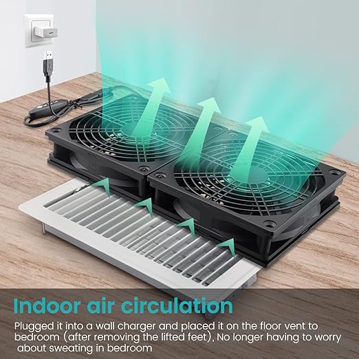 Wathai 240mm Router Cooling Fan for Computer Cooler Small Box 5V USB