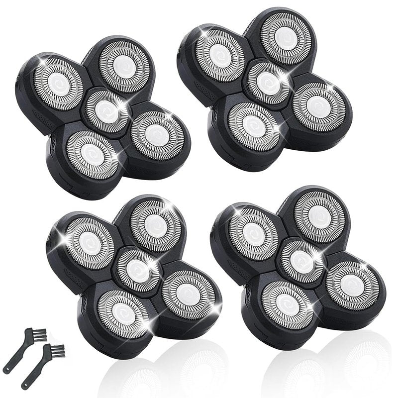Shaver Replacement Blades - 4 Pack Compatible with Freedom Head Shaver | Electric Razor Head for Face & Head