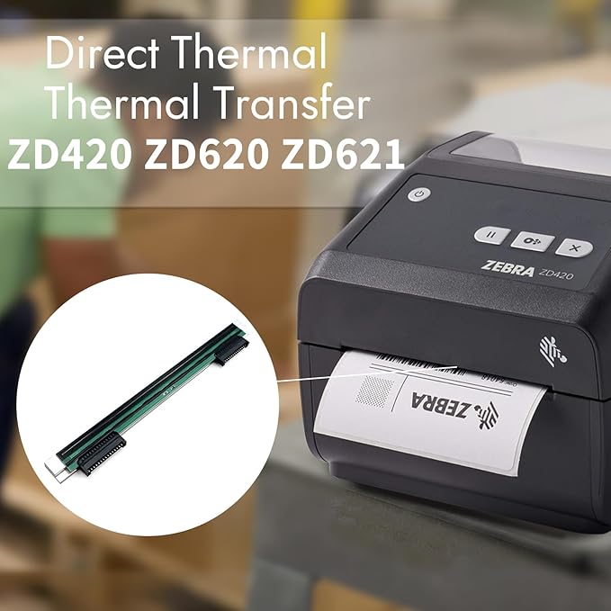 P1080383-415 New Printhead for Zebra ZD420 ZD620 ZD621 D/T-Series Thermal Desktop Printer 203dpi Genuine P1080383-226