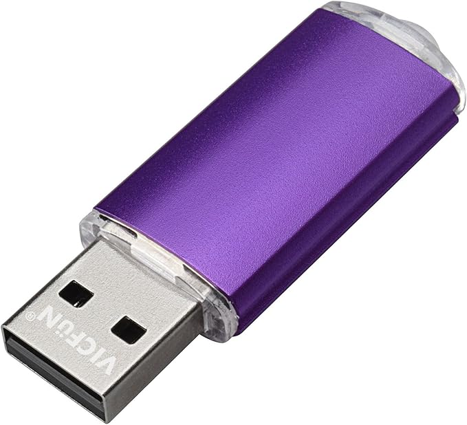 VICFUN 10pcs 8GB USB Flash Drive 8G USB 2.0 USB Drive Thumb Stick Purple