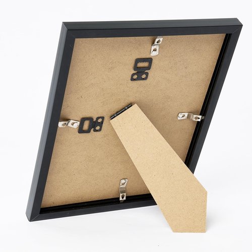 8.5x11 Picture Frame Set of 3 for Certificate Poster and Photo, Horizontal and Vertical Formats for Wall Hanging or Tabletop, 8.5x11 Wall Photo Frame with Shatter Resistant Plexiglass, 3 Pack, Black