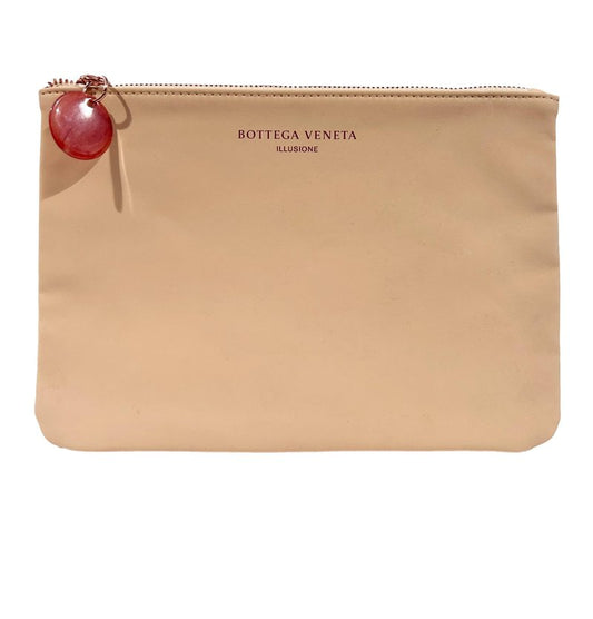 Bottega Veneta ILLUSIONE Leather Zip Cosmetic Pouch Makeup Fragrance Bag (9L X 6H x 0.2 W) - SMALL GIFT BAG - 1467