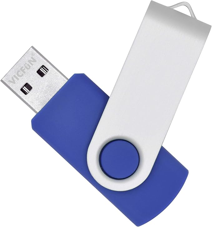 VICFUN 20 Pack 16GB USB Flash Drives Bulk 16GB Flash Drive 20 Pack USB2.0-Blue