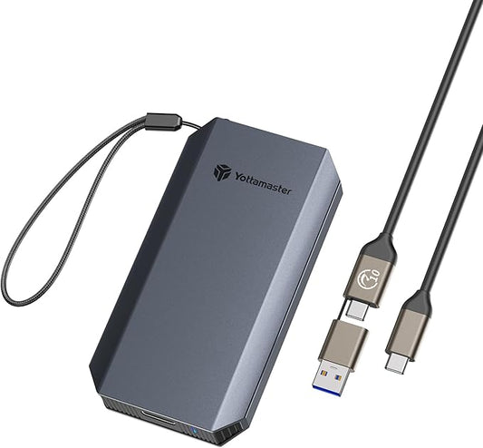 Yottamaster YM5PRO Portable SSD External Solid State Drive (256GB)