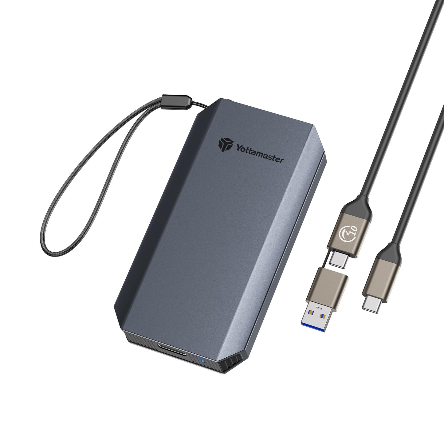 Yottamaster YM5PRO Portable SSD External Solid State Drive (256GB)