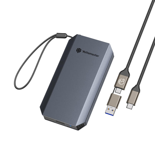 Yottamaster YM5PRO Portable SSD External Solid State Drive (256GB)