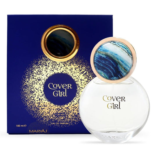 Maryaj Cover Girl - Long-Lasting Women's Perfume - Rose, Musk, Vanilla Perfume for Women - Eau de Parfum with Citrus and Floral Fragrances - 3.4 oz.