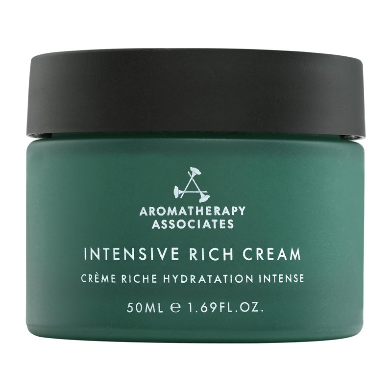 Aromatherapy Associates Intensive Rich Cream with Plant Stem Cells, Prebiotics & Essential Oils, Hydrating Daily Moisturizer for Dry or Mature Skin, Fruity Floral Scent, 1.69 fl oz