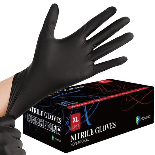 Nitrile Disposable Gloves,4mil-100 Count,Gloves Disposable Latex Free,Powder Free for Cooking,Household,Food safe