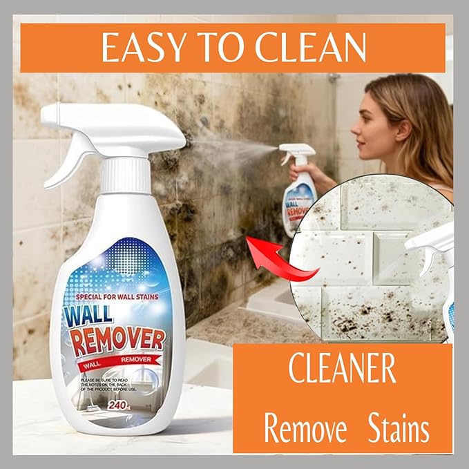 Heavy-Duty Kitchen Degreaser Foam Cleaner,Highly Effective Removal Spray,Dirt, Dust And Stain Remover,Wall Multi functiona Foam Cleaner Spray (1, 240ML)