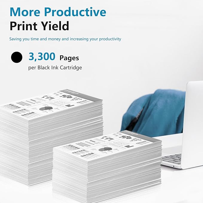 MasterInk H625 N7DWF High Yield Toner Cartridge (1-Pack, Black): Compatible N7DWF Toner Cartridge Replacement for Dell H625 H625cdw H825 H825cdw S2825cdn S2825 Printer