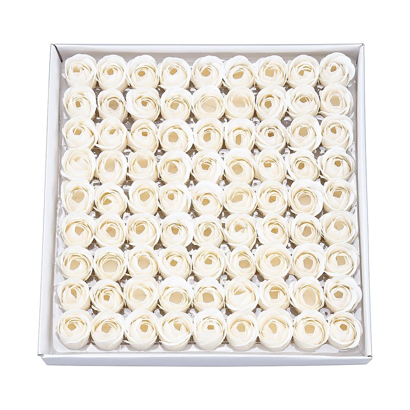 81PCS Soap Rose Flower - Flora Scented Soap Rose Flower - Plant Essential Oil Soap, for Anniversary/Birthday/Wedding/Valentine’s Day/Mother’s Day