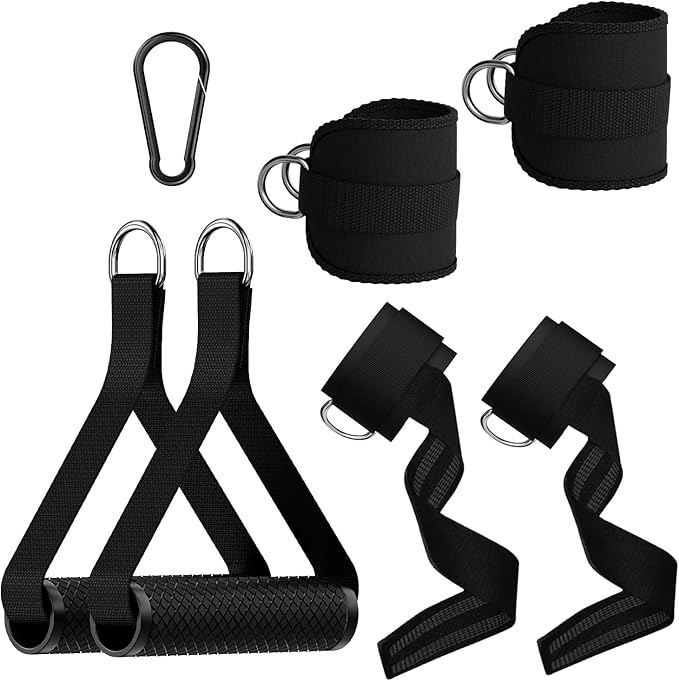 JOTUPLUN Cable Machine Attachment for Home Gym, Tricep Press LAT Pull Down Attachment, Cable Machine Accessories, Tricep Press Down Cable Attachment