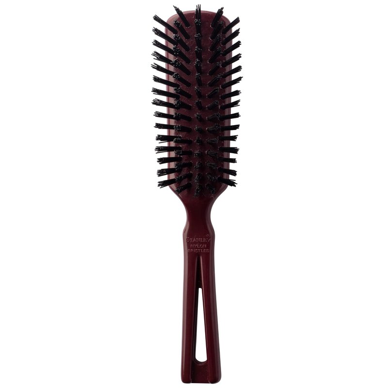 Stanley Commander for Her Hairbrush – Detangling Brush for Wet or Dry Hair – Nylon Bristles Reduce Frizz – Scalp Massager Hair Brush for Thick, Thin, Curly, Straight Hair (Black)