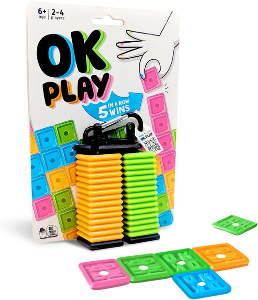OK Play Ultimate Travel Tile Game - Waterproof & Indestructible | Learn to Play in 10 Seconds | Fun for All Ages