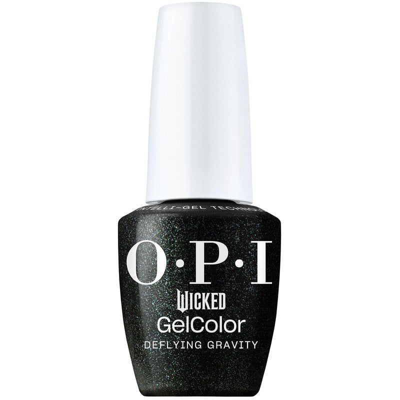 OPI GelColor, Grey Nail Polish, Up to 3 Weeks of Wear, Smudge Proof, Cures in 30 Seconds, x Wicked Limited Edition Collection, Defying Gravity, 0.5 fl oz