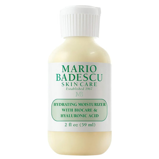 Mario Badescu Hydrating Moisturizer - Biocare & Hyaluronic Acid for Dry, Sensitive Skin | Anti-Aging Formula | 2 FL OZ