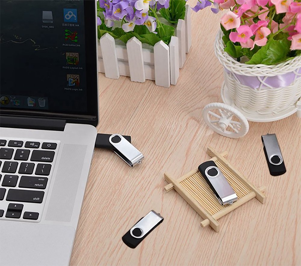 Maspen 20 Pack 16GB USB Flash Drive 2.0 Bulk USB Thumb Drives Memory Stick Jump Drive Zip Drives (16GB, 20 Pack)