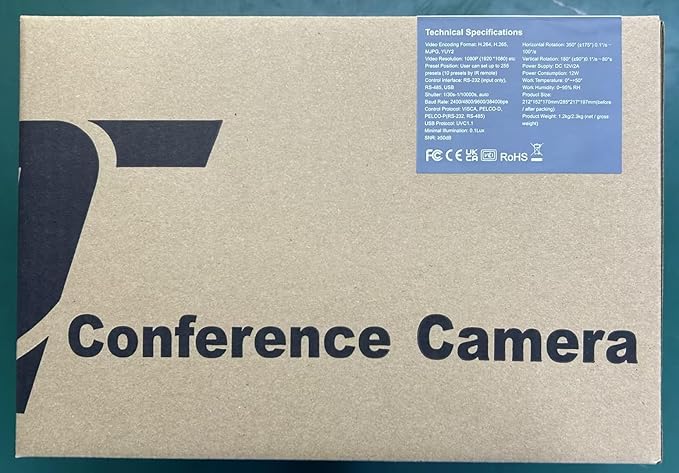 iuZee 4K UHD PTZ Camera AI-Auto Tracking, 20X Optical Zoom, USB3.0/HDMI/LAN PoE, IP Live Streaming, PTZ Conference Room Camera for Church Services Education Conference Events, Work with YouTube OBS