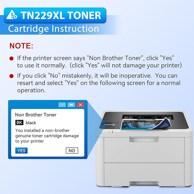 ZIPRINT TN229XL TN229 Toner 5 Pack Compatible Replacement for Brother TN229 TN229XL Toner Cartridges for MFC-L3780CDW HL-L3280CDW MFC-L3720CDW HL-L3220CDW HL-L3300CDW HL-L3295CDW Printer