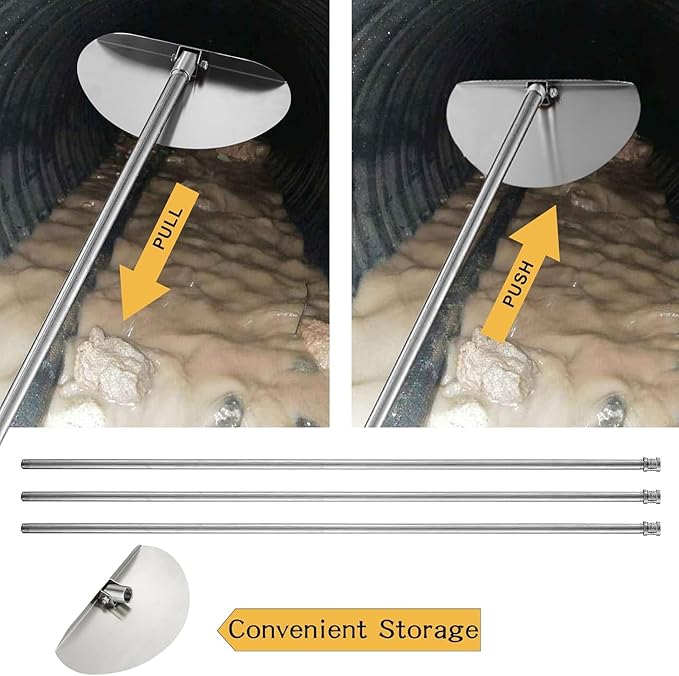 Culvert Cleaning Hand Tool (For 14.0" culvert)