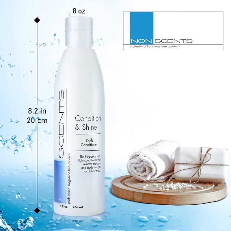 Natural Conditioner for Dry Hair - Cruelty-Free & Sulfate-Free | Unscented, Made in USA