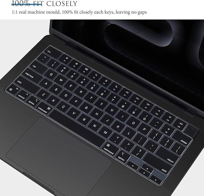 Keyboard Cover for 2026-2021 MacBook Pro 14 inch M5 M4 M3 M2 M1 Pro/Max Chip A3426 A3427 A3434 A3112 A3401 A3185 A2918 A2992 A2779 A2442, MacBook Pro 16 inch A3428 A3429 A3403 A3186 A2991 A2780 Skin
