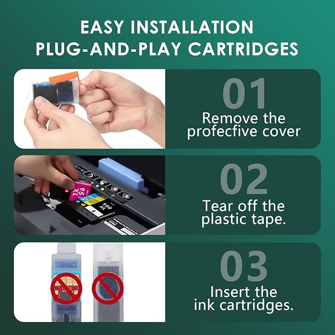 fannster 950XL 951XL Ink Cartridges Combo Pack Replacement for HP 950 951 XL for HP OfficeJet Pro 8600 8610 8630 8620 8615 8625 8100 276DW 251DW Printer
