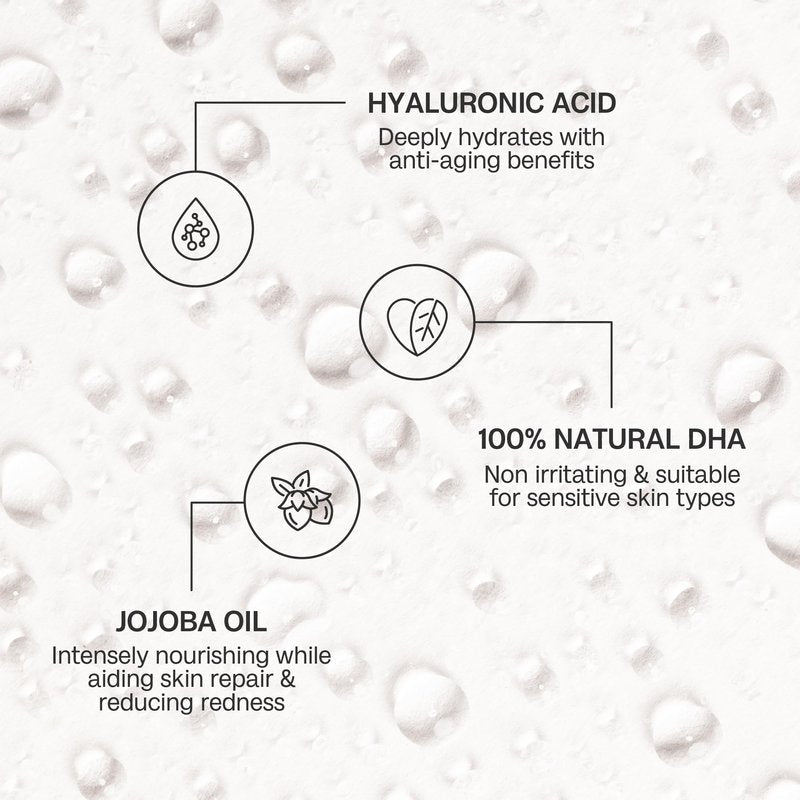Bali Body Face Tan Mist - Dark Shade | Streak-Free, Fast Drying Facial Self Tanner | Hydrating Soothing Formula for All Skin Types | Vegan, Cruelty Free, Australian Made (100 ml/3.4 fl oz)