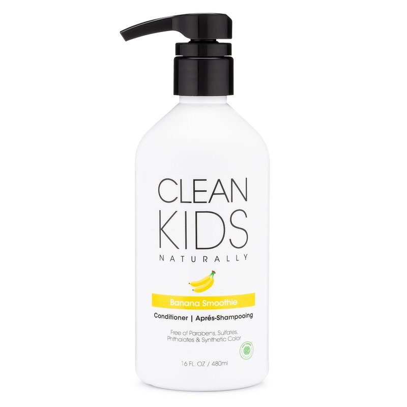 Clean Kids Naturally Conditioner, All-Natural, Vegan, Cruelty-free, Paraben-Free, EWG Verified, 16 oz (1 Bottle)