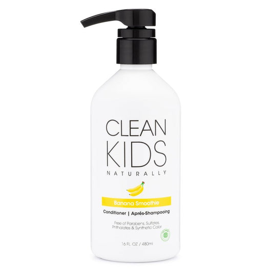 Clean Kids Naturally Conditioner, All-Natural, Vegan, Cruelty-free, Paraben-Free, EWG Verified, 16 oz (1 Bottle)