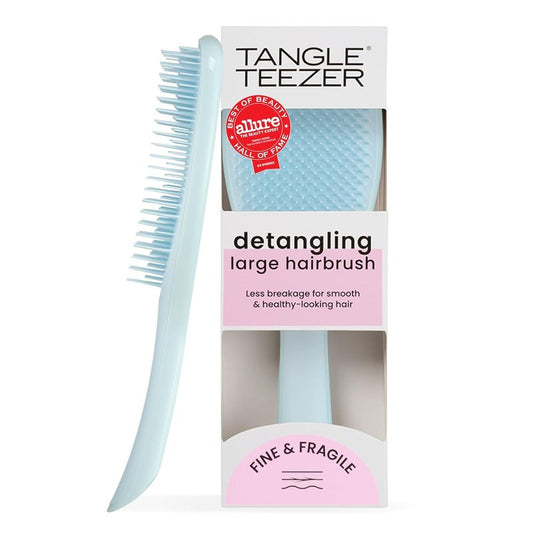 Tangle Teezer Fine Detangler Brush - Ultimate Hair Brush for Fine Hair | Large Seafoam Blue