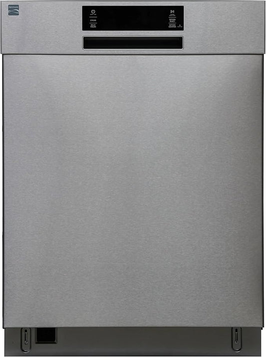Kenmore 22-14595 24" Built-In Dishwasher - UltraWash, SmartWash, Sanitize Rinse, SmartDry and Leak Detection - 14 Place Settings - 51 DBA - ENERGY STAR Certified - 24" - Stainless Steel