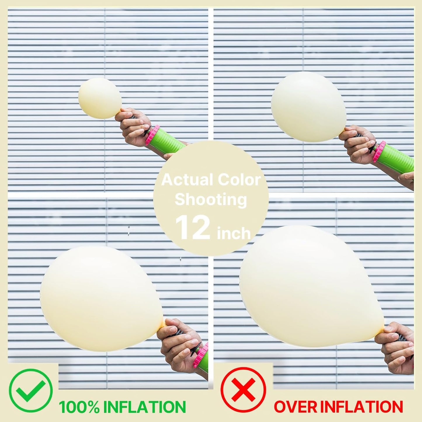 PartyWoo Pastel Yellow Balloons - 127-Piece Arch Kit in Various Sizes for Baby Showers & Birthdays