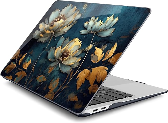 Batianda LumiArt Case for MacBook Air 13" M1 Chip, Blooming Flowers