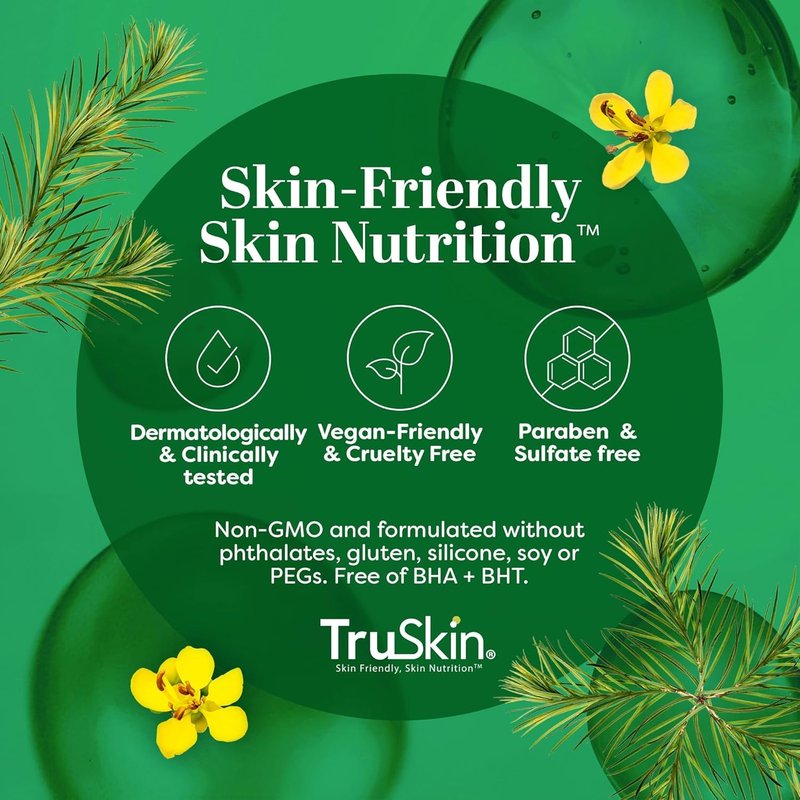 TruSkin Tea Tree Oil Acne Treatment Serum for Face - Salicylic Acid, Niacinamide, Vitamin C & Retinol - Clarifying Super Facial Serum for Acne-Prone Skin & Pores, 2 Oz