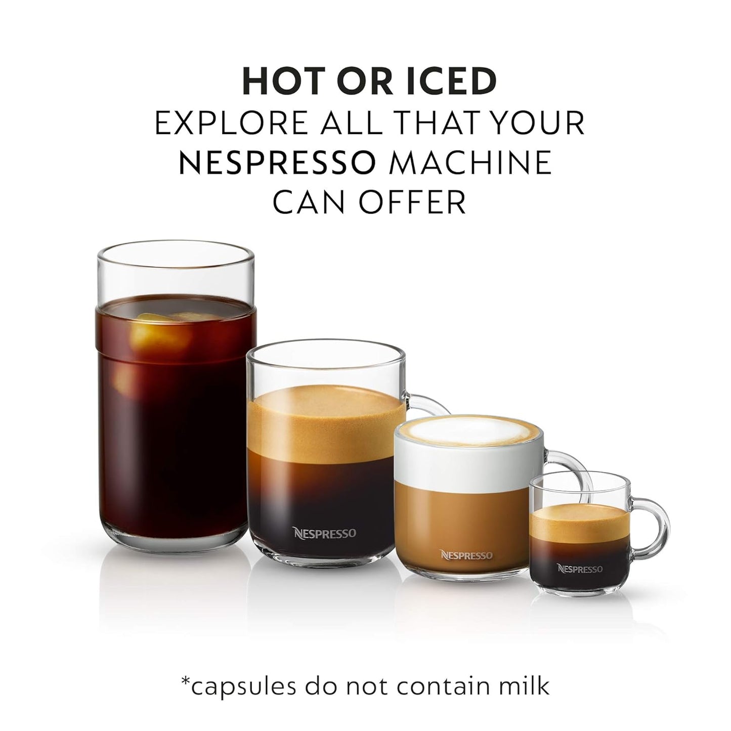 Nespresso Melozio Capsules - Medium Roast Coffee Pods | 30-Count for 7.8oz Brews