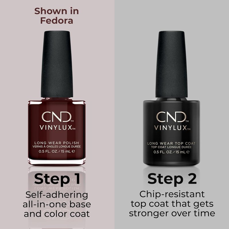 CND Vinylux Coral Nail Polish - Longwear Gel-Like Shine & Chip Resistant, 0.5 Fl Oz
